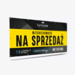 Banery NA SPRZEDAŻ dla biura nieruchomości FURMANEK z Biłgoraja