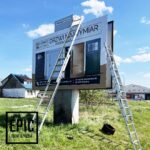 Billboard z trwałym banerem powlekanym dla firmy NIEMIEC – reklama, która przyciąga uwagę